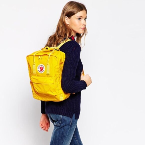 NWT 🎀Yellow Backpack Designer Kanken inspiration🎀 - Picture 5 of 6